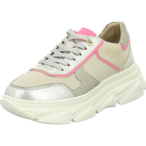 bugatti Damen 411844033939 Sneaker, Beige (Beige/Pink 5236), 42 EU von bugatti