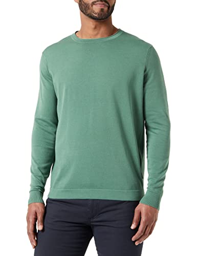 bugatti Herren 7400-35514 Pullover Rundhals, Moos-140, XXL EU von bugatti