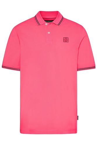 bugatti Herren 8150-55001A Polohemd, pink-740, 56 von bugatti