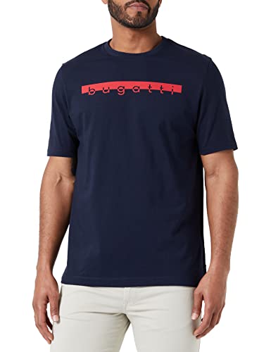 bugatti Herren 8350-35080 T Shirt, Marine-390, 3XL EU von bugatti