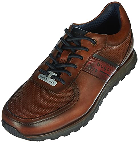 Bugatti Herren Cirino Sneaker, Cognac, 40 EU von bugatti