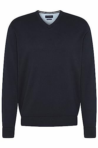 bugatti Herren 7300-95510 Pullover V-Ausschnitt, Marine-390, L EU von bugatti