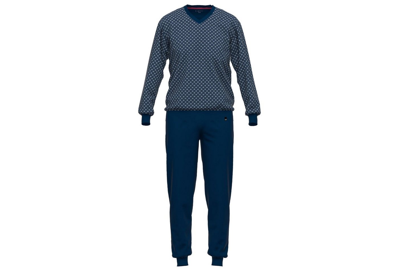 bugatti Pyjama Herren Schlafanzug, 2-tlg. Set - lang, Pyjama. von bugatti