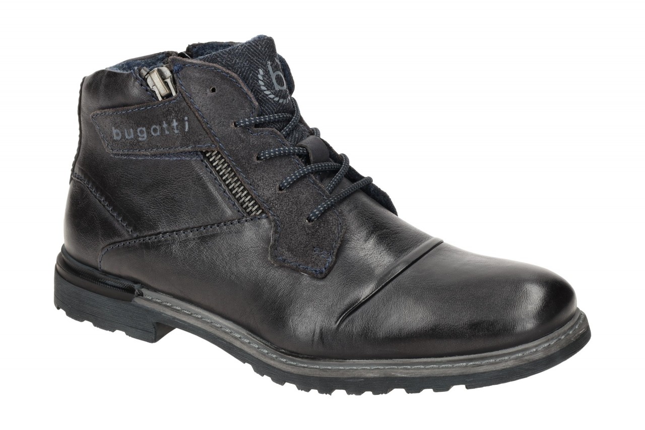 bugatti Vittore Stiefelette Boots blau d?nn gef?ttert A0U34 von bugatti