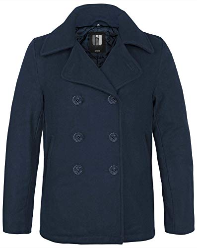Navy Pea Coat Wintermantel Jacke, Gr. M, blau Navy Pea Coat Wintermantel Jacke, Gr. M, blau von bw-online-shop