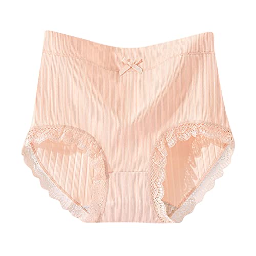 Damen Unterhosen Baumwolle,Perioden Unterwäsche Damen 30ML Starke Strömungsabsorption Menstruation Unterhosen Postpartum Slips Brazilian Slip Damen Unterhosen aus Baumwolle, Hipster Pantys mit Spitze, von callmo