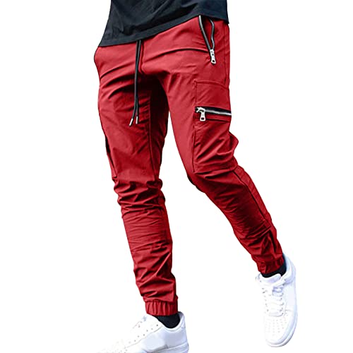 Freizeithose Herren, Herren Hosen Streetwear Slim Fit Casual Jogger Cargo Jeans Hose Trainingshose Herren Sporthose Herren Lang Freizeithose Arbeitshosen Männer Outdoor Hosen Für Herrenargohose von callmo