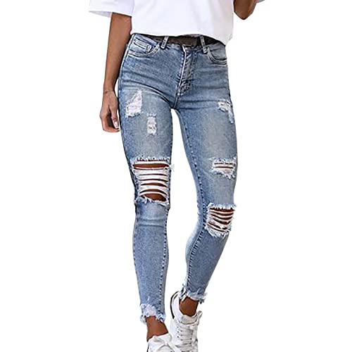 Jeanshosen Damen High Waist Jeans Damen High Waist Stretch,Plüsch Gefüttert Jeanshose Fleece Dicke Thermojeans mit Fleecefutter Denim Leggings Skinny Jeans Leggings Lang Fleece-GefüTtert Röhrenjeans D von callmo