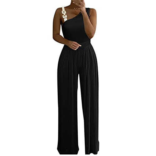 Jumpsuit MäDchen Sommer Jumpsuit Overall Damen Sommer Kurz Hosenanzug Romper Einteiler Playsuit mit Reißverschluss,V Ausschnitt Strand Locker Lässig Blumenmuster Elegant Playsuit Romper mit Taschen von callmo