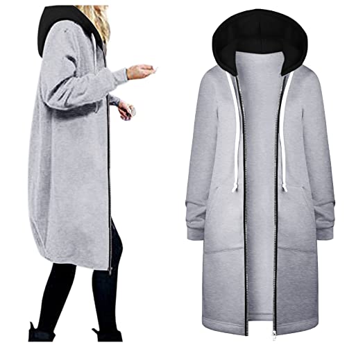 Regenjacke Damen Wandern Leicht Große Größen Regenmantel Übergangsjacke mit Kapuze Dünn Faltbar Funktionsjacke Wasserdicht Atmungsaktiv Lang Gefüttert Outdoorjacke Windbreaker von callmo