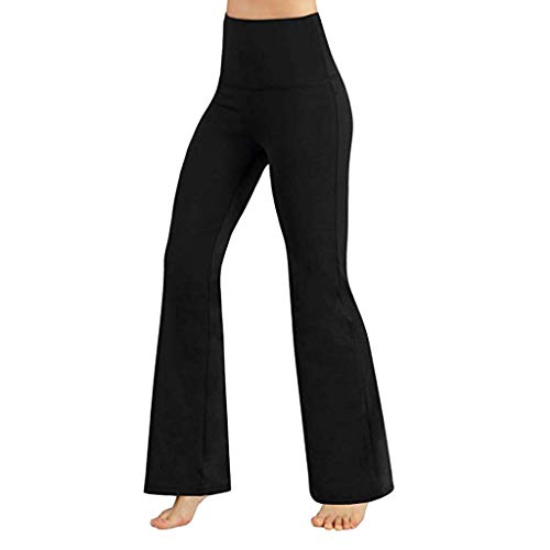 Yoga-Hose Damen,Damen Kompressions Sport Leggings Yoga Lange Leggings Slim Fit Fitnesshose Sporthosen Yogahose Nahtlos Push up Leggings Hohe Taille Übung Fitness Joggen von callmo