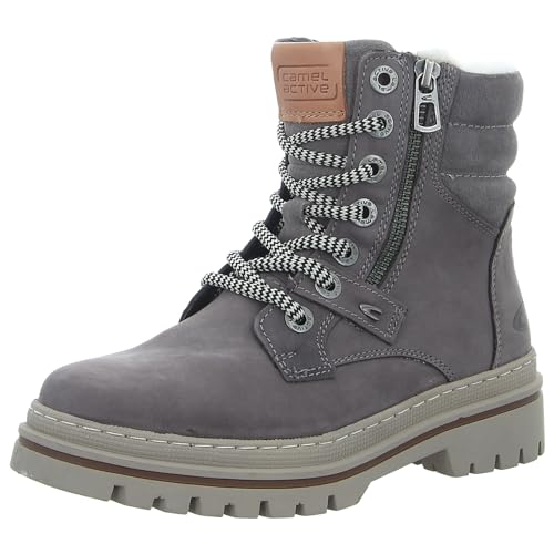 camel active Damen CAML303 Mode-Stiefel, Grau, 38 EU von camel active