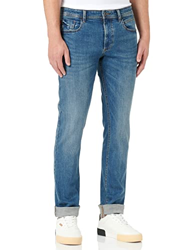 camel active Herren Regular Fit 5-Pocket Jeans aus Baumwolle 32 Hellblau menswear-40/32 von camel active