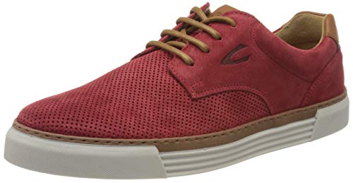 Camel active Herren Racket Sneaker, Mehrfarbig (scarlet/nature 04), 40 1/2 EU (7 UK) von camel active