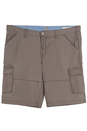 camel active, Cargo, Herren Kurze Jeans Shorts Bermudas Gabardine Olivegrau W 46 D 62 von camel active