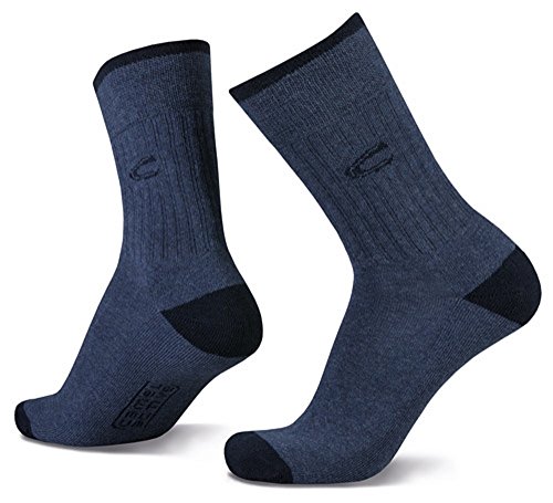 camel active 2er Pack Sport Socks 6510 indigo melange dunkelblau Strumpf blau Socken Doppelpack, Größe:43-46 von camel active