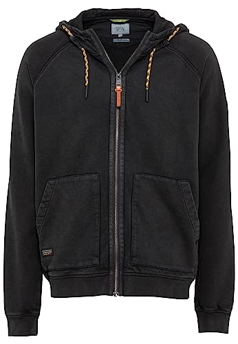 camel active Herren Sweatjacke mit Kapuze Schwarz menswear-6XL von camel active