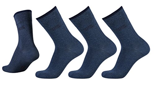 camel active Basic Socks 3er Pack 6593 546 indigo melange Strumpf blau, Size:39-42 von camel active