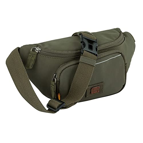 camel active City Herren Gürteltasche Bauchtasche Mittelgroß Grün von camel active