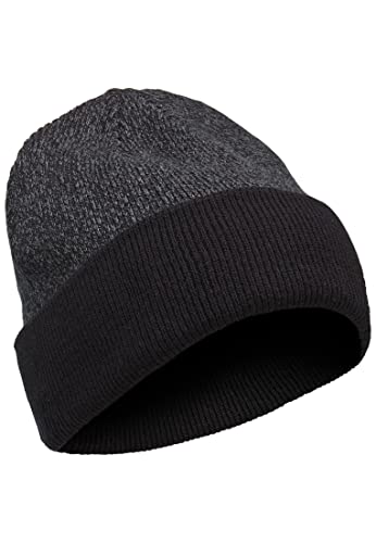 camel active Herren 406520/8m52 Beanie-Mütze, Asphalt, Einheitsgröße von camel active