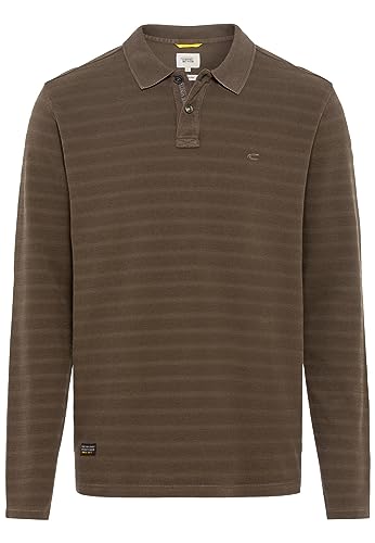 camel active Herren 409865/2p01 Polohemd, Dark Choclate, L EU von camel active