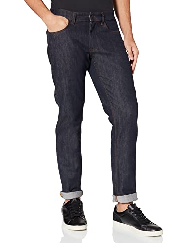 camel active Herren Slim Fit Raw Denim 36 Dunkelblau menswear-35/36 von camel active