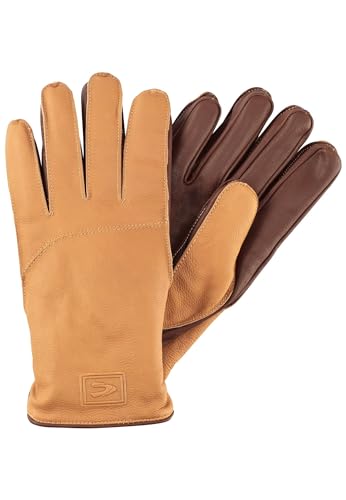 camel active Herren Lederhandschuhe mit Teddyfutter Cognac menswear-L von camel active