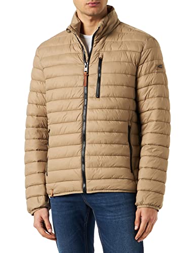 camel active Herren Leichte Steppjacke ohne Kapuze Blouson, Beige, 50 von camel active