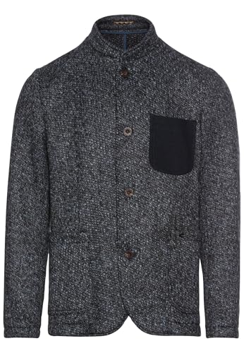 camel active Herren Meliertes Sakko mit Stehkragen Denim Blau, menswear-54 camel active Herren Meliertes Sakko mit Stehkragen Denim Blau, menswear-54 von camel active