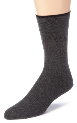 camel active Herren Socken 2 er Pack 6590 / camel active cotton basic 2 pack, Gr. 39-42, Grau (anthracite mottled 620) von camel active