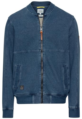 camel active Herren Sweatjacke in Denim-Optik Denim Blau menswear-XL von camel active