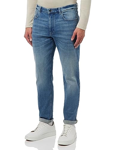 camel active Herren Tapered Fit fleXXXactive® 5-Pocket Jeans 32 Blau menswear-33/32 von camel active