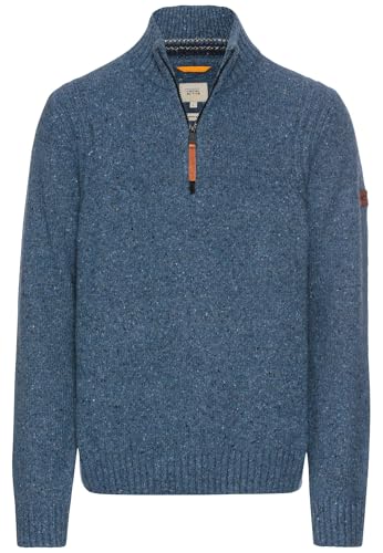 camel active Herren Troyer Pullover aus einem Wollmix Denim Blau, Menswear-XXL camel active Herren Troyer Pullover aus einem Wollmix Denim Blau, Menswear-XXL von camel active