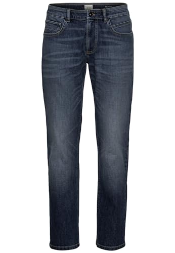 camel active Herren Woodstock Relaxed Fit-Denim mit Stretch Jeans, Mid Greencast, 35/32 von camel active