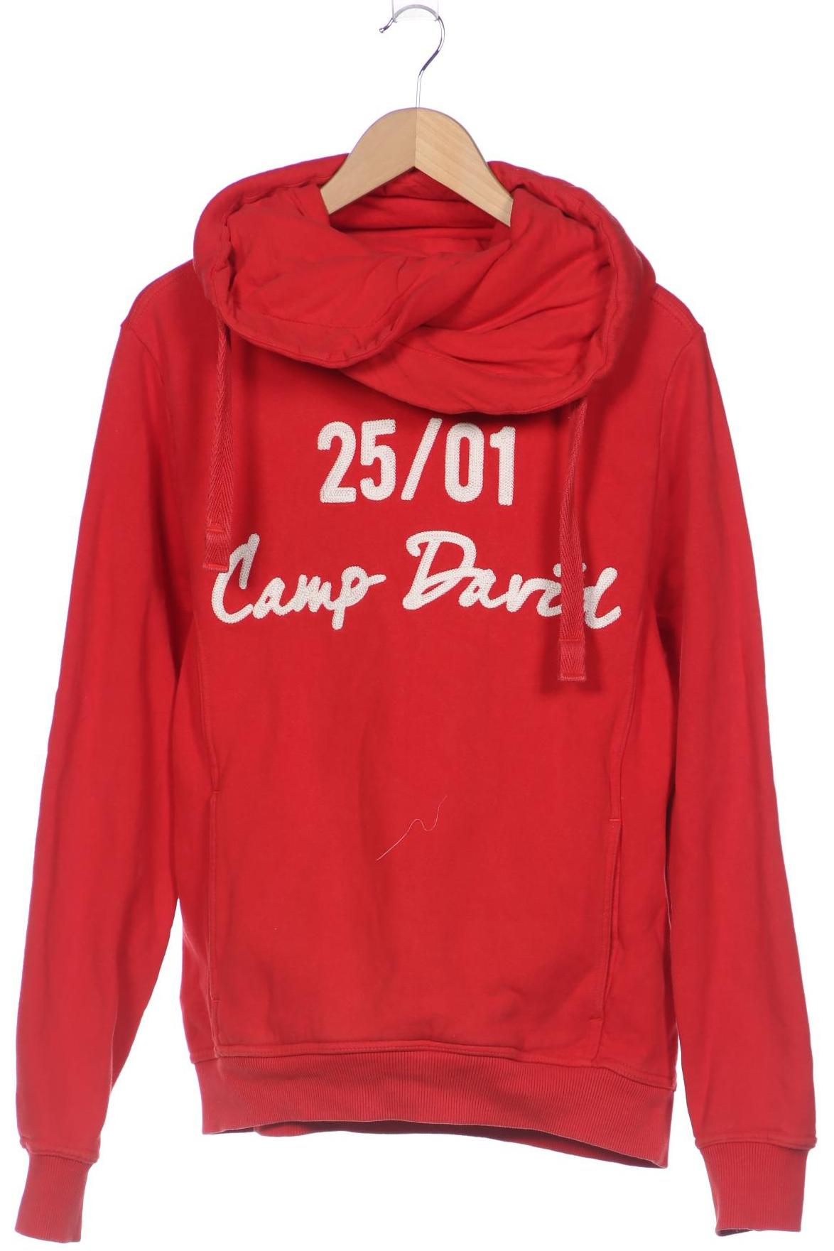 Camp David Damen Kapuzenpullover, rot, Gr. 42 von camp david