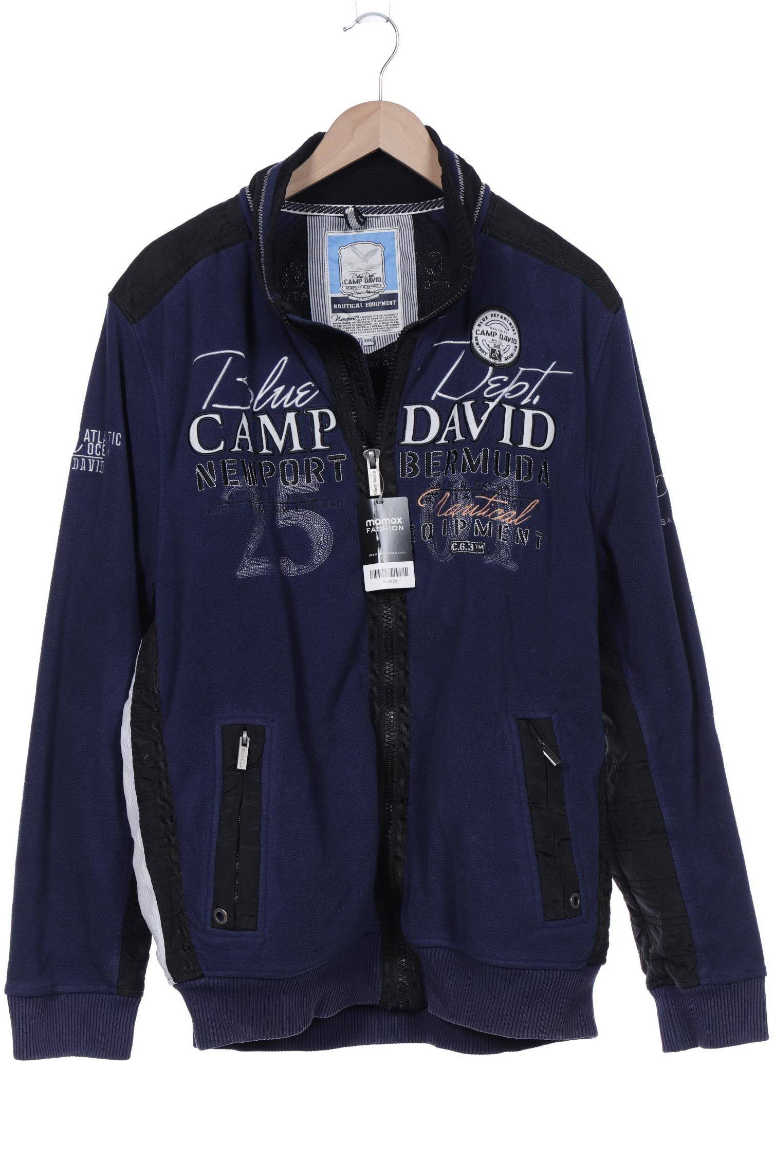 Camp David Herren Jacke, marineblau, Gr. 58 von camp david