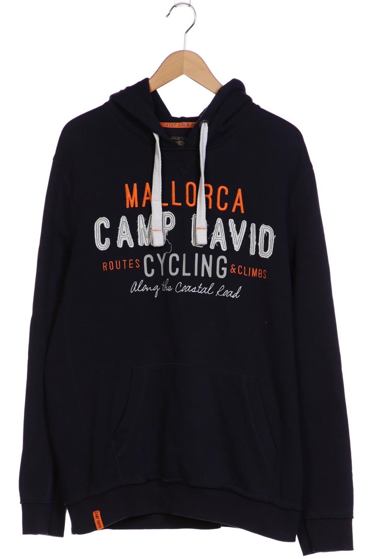 Camp David Herren Kapuzenpullover, marineblau, Gr. 56 von camp david