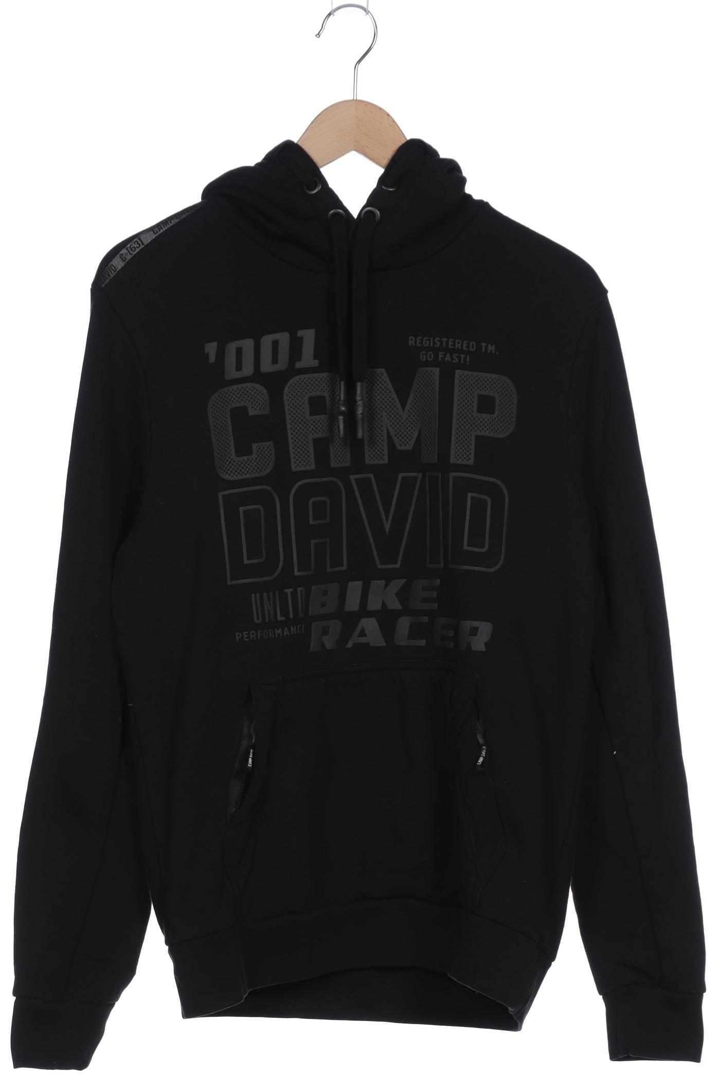 Camp David Herren Kapuzenpullover, schwarz, Gr. 52 von camp david