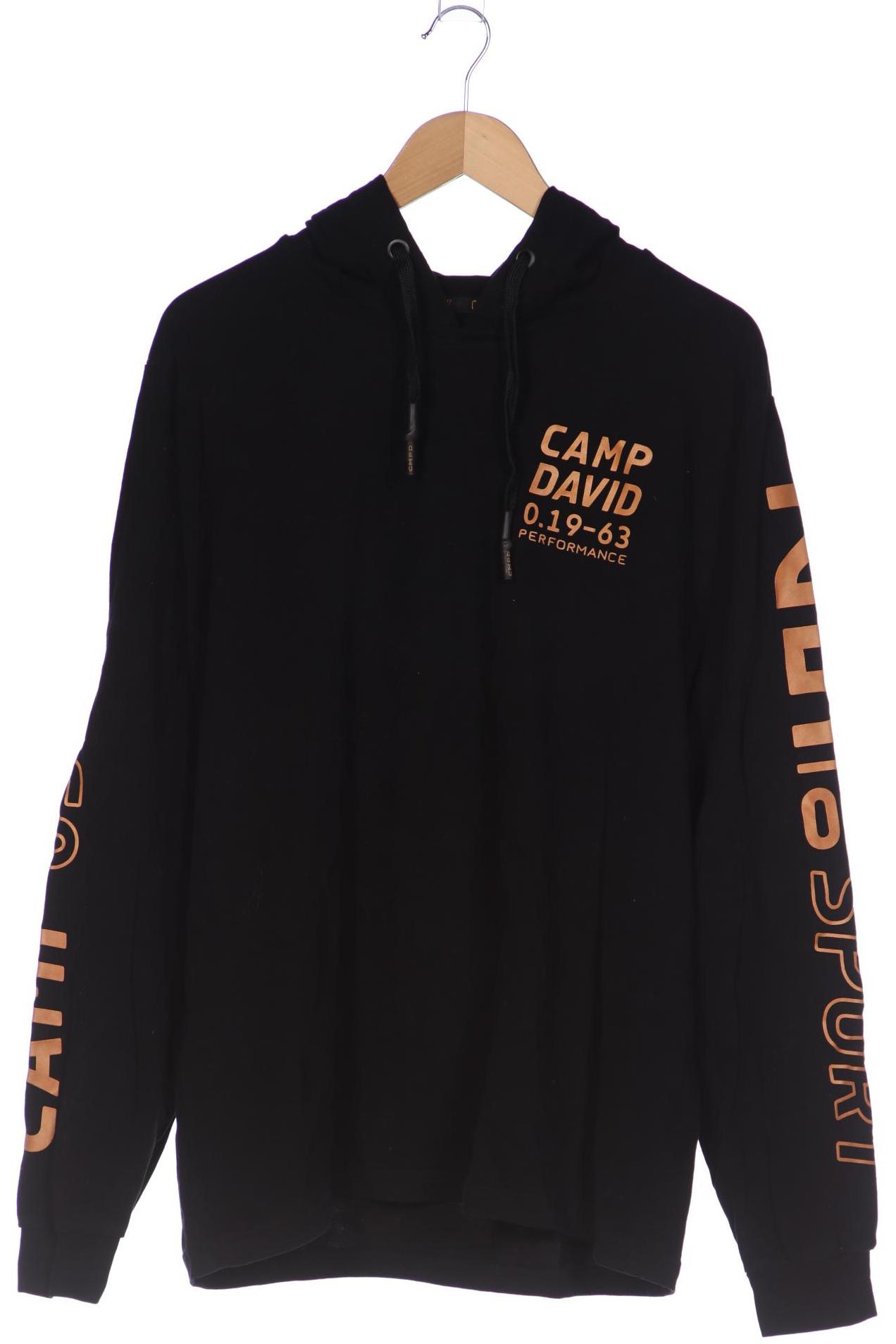 Camp David Herren Kapuzenpullover, schwarz, Gr. 54 von camp david