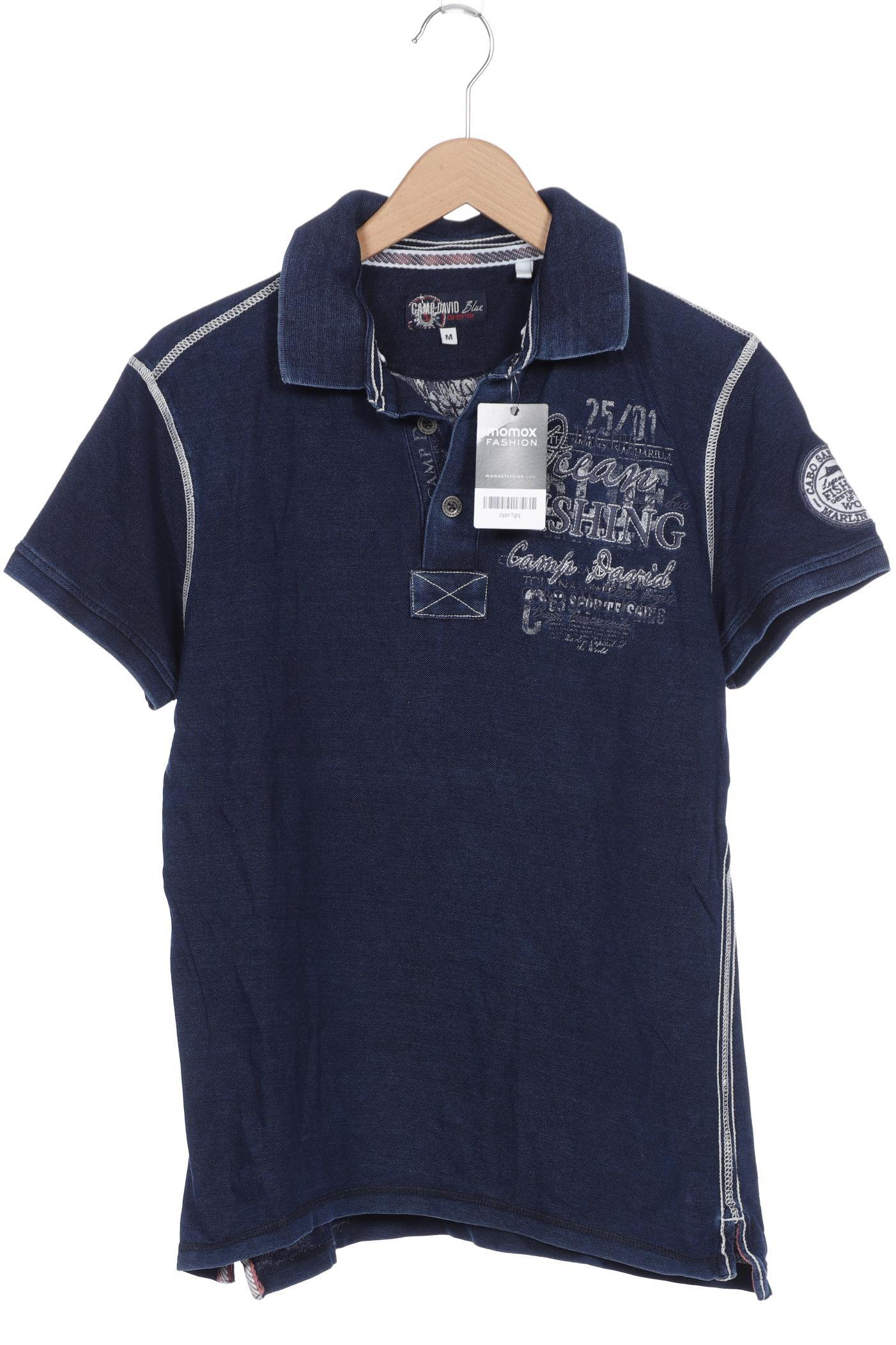 Camp David Herren Poloshirt, marineblau, Gr. 48 von camp david