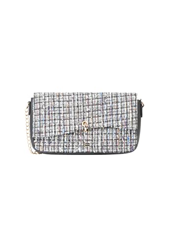 caneva Women's Clutch/Abendtasche, SCHWARZ Mehrfarbig von caneva