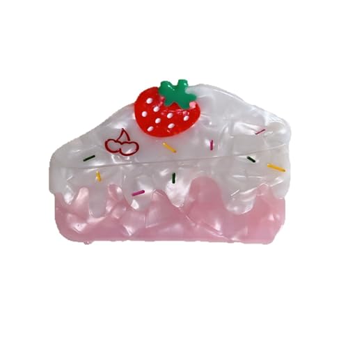 Haarklammer in Kuchenform, Acryl, stark, sicher, für Damen und Mädchen, für den Alltag und besondere Anlässe Haarklammer in Kuchenform, Acryl, stark, sicher, für Damen und Mädchen, für den Alltag und besondere Anlässe von carotoe
