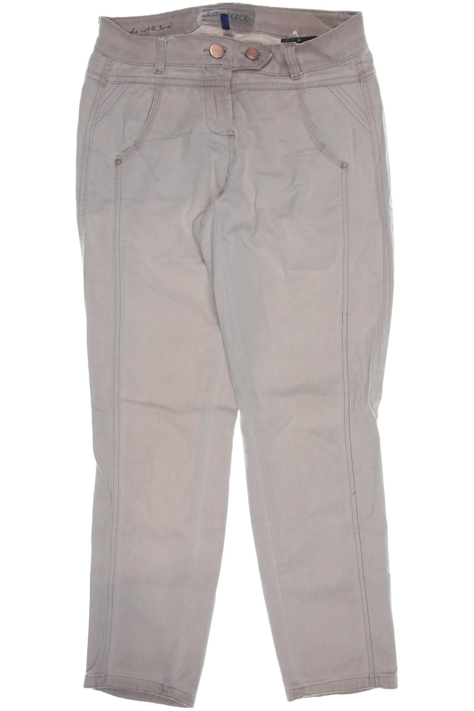 Cecil Damen Jeans, beige, Gr. 36 von cecil