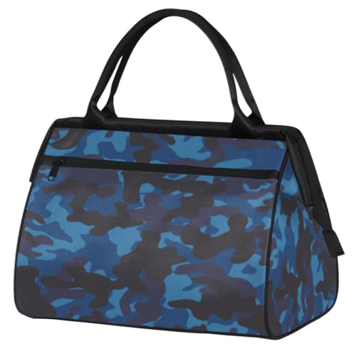 Sporttasche für Damen und Herren, Camouflage-Motiv, für Reisen, Sport, mit Trolleyhülle, wasserdicht, für Reisen, Fitnessstudio, Sport, Sport, Wochenendtasche, Übernachtungstasche, Tragetasche für von cfpolar