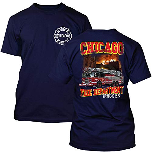 Chicago Fire Dept. - Truck 55 T-Shirt (5XL) von chicagofireshop