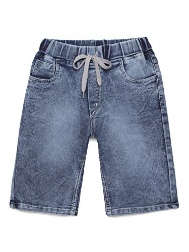 chopper club Jungen Denim Shorts Kurze Hosen Regular Fit aus Stretchable Dehnbarer Denim Stone 28 von chopper club