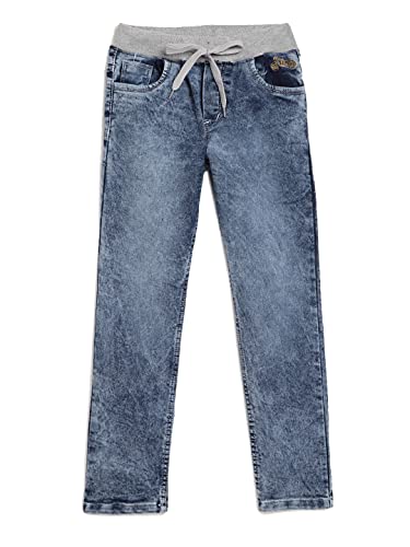 chopper club Jungen Jeans - Dehnbare Jeanshosen Denim, elastische Jeans für Jungs Slim Fit -Hellblau_6-7 Jahre von chopper club