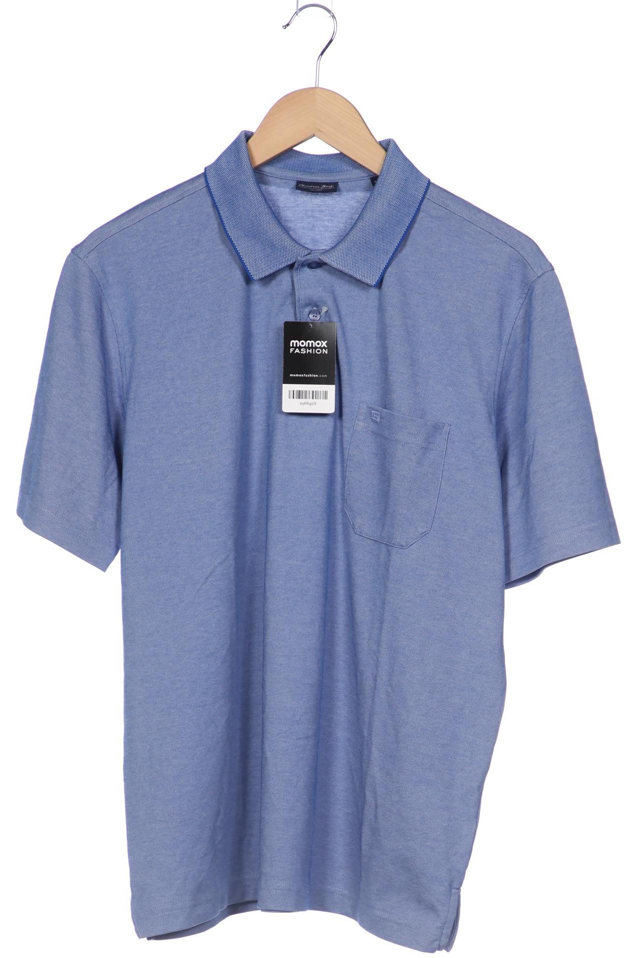 Christian Berg Herren Poloshirt, blau, Gr. 48 von christian berg