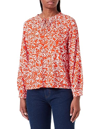 comma CI Damen Langarm Bluse, 25a6, 38 von comma