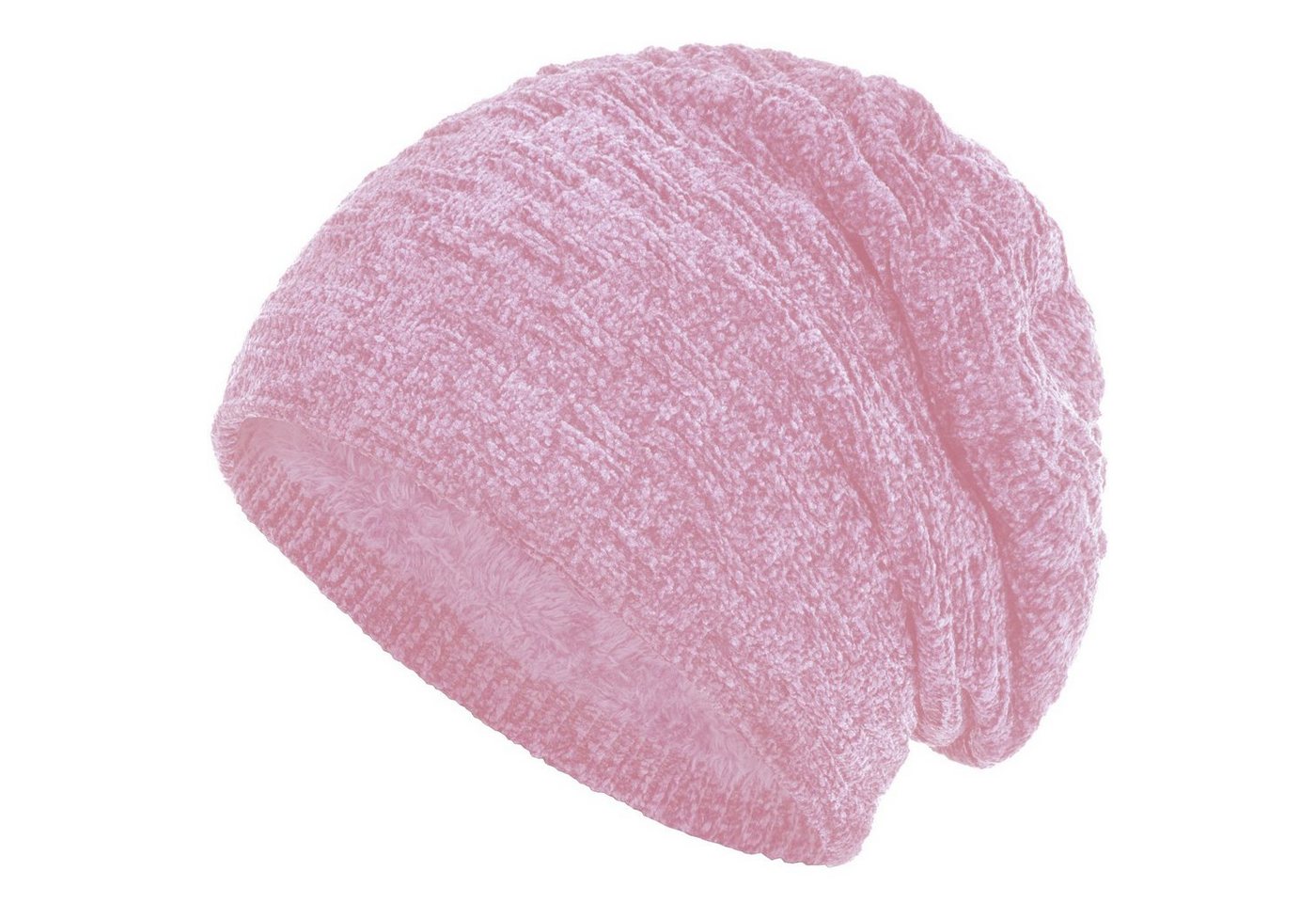 compagno Strickmütze (1-St) Warm gefütterte Wintermütze Strickmütze Beanie Damen und Herren von compagno